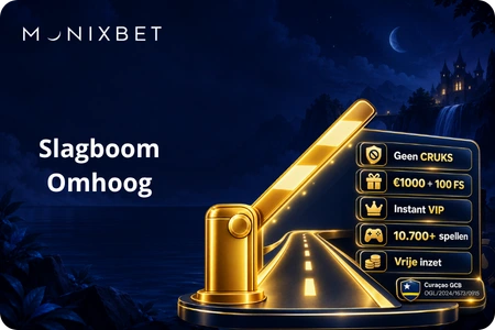 Slagboom die omhoog gaat en de weg vrijmaakt.