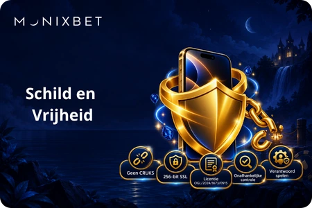 Schild rond een smartphone met een losse kettingschakel ernaast.